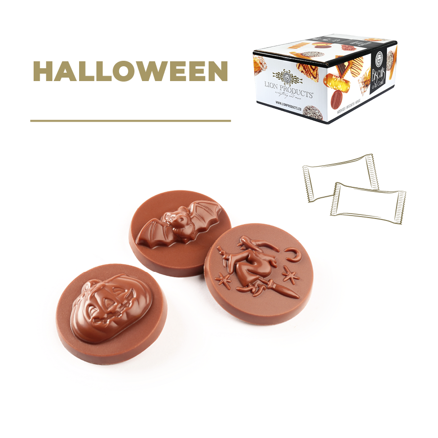 Individueel verpakte chocolaatjes halloween