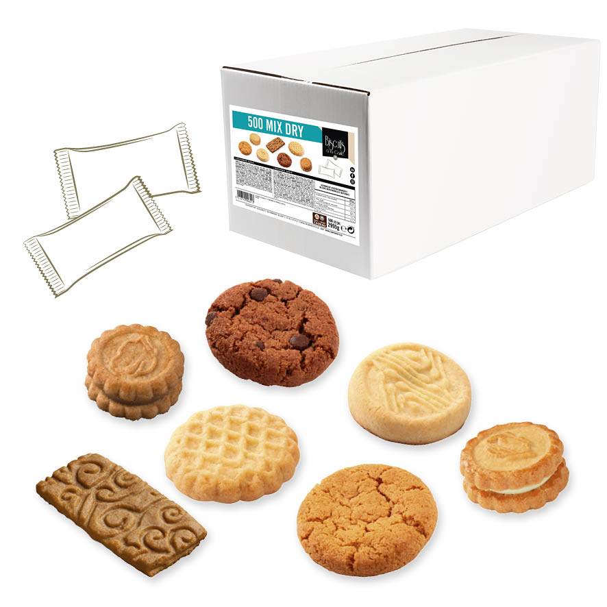 verkoop per stuk verpakte koekjes biscuits a la carte voor horeca en koffiebrander voor bij koffie of thee kan ook private label met gepersonaliseerde verpakking
