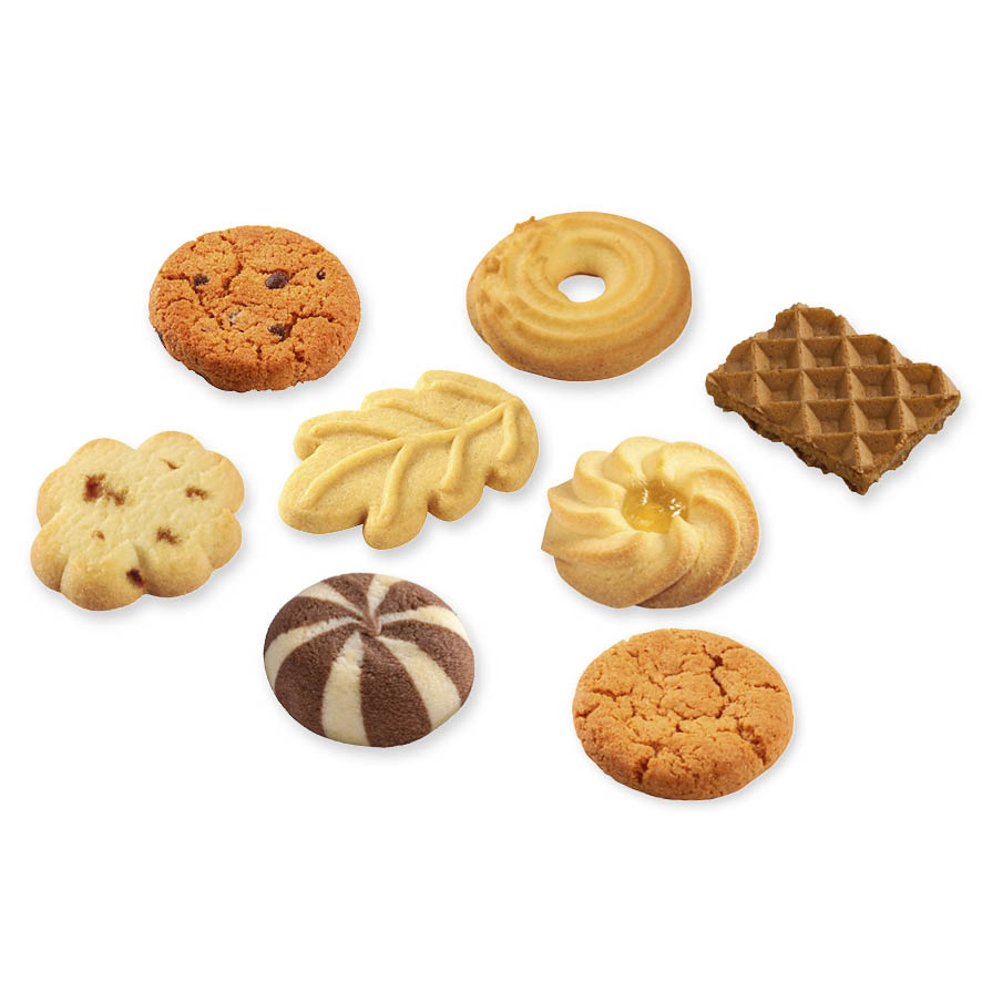 verkoop per stuk verpakte koekjes biscuits a la carte voor horeca en koffiebrander voor bij koffie of thee kan ook private label met gepersonaliseerde verpakking dozen of boxen